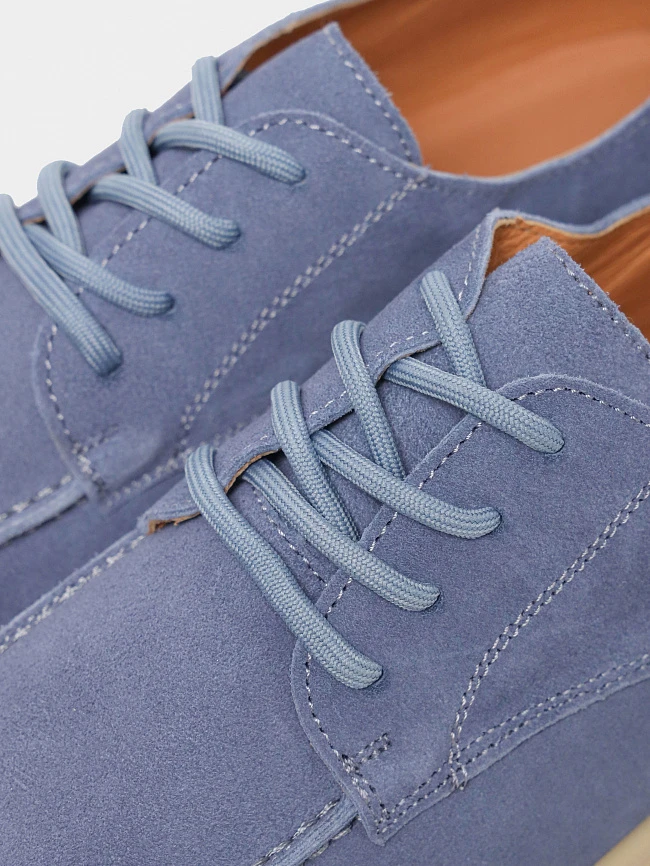 Полуботинки мужские демисезонные, цвет синий, натуральный спилок M8590061 | 6