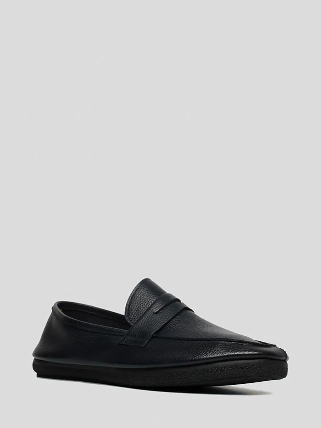 Мокасины M253280 мужские цвет синий, натуральная кожа M253280 | 1