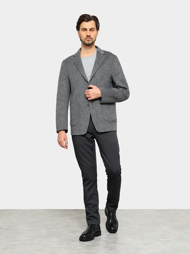 Ботинки мужские демисезонные, цвет черный, натуральная кожа M1022562 | 12