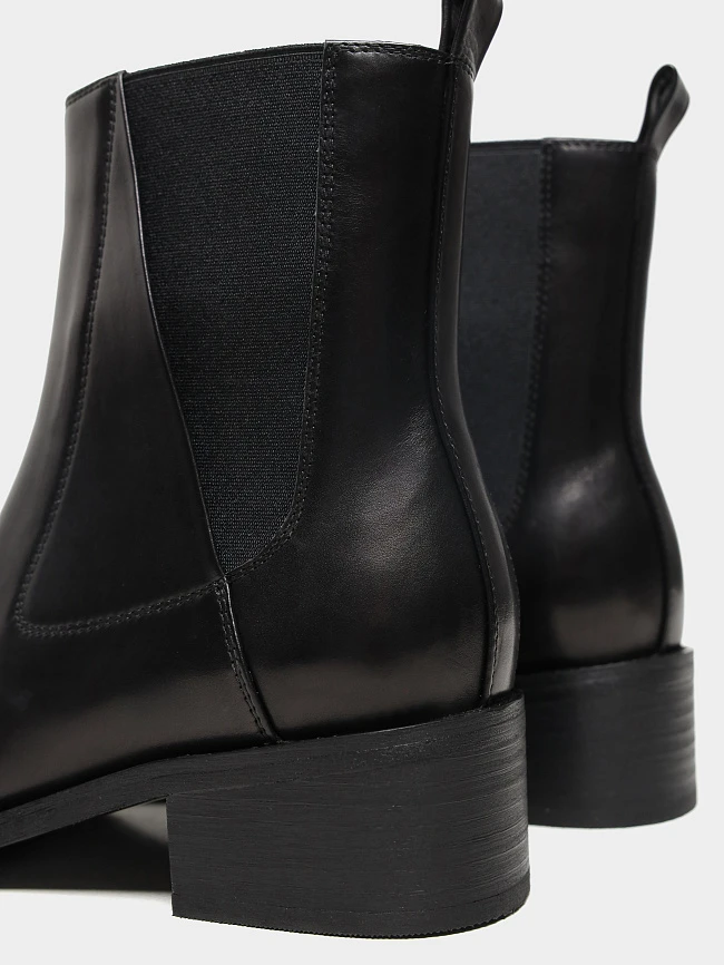 Полусапоги женские демисезонные, цвет черный, натуральная кожа 944268 | 6