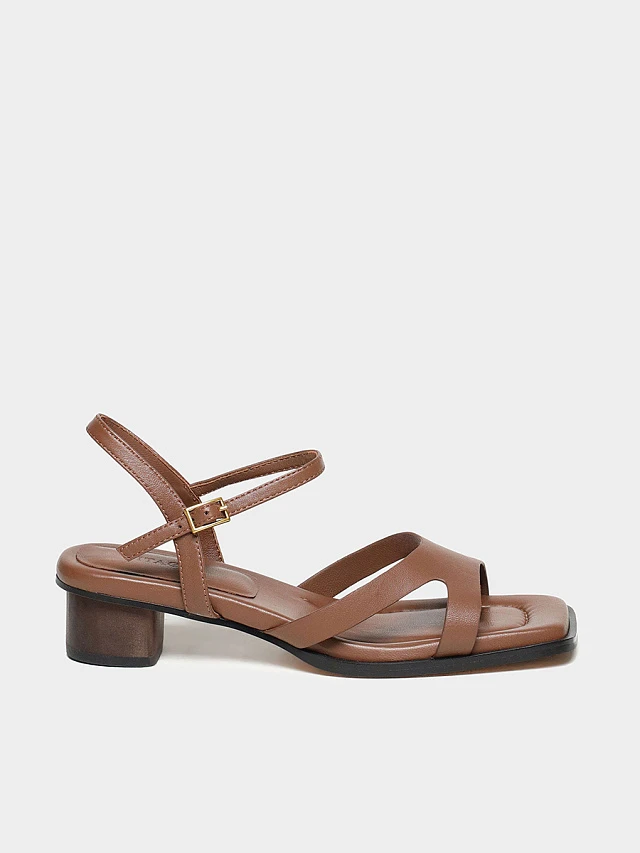 Босоножки женские летние, цвет коричневый, натуральная кожа 1731426 | 1