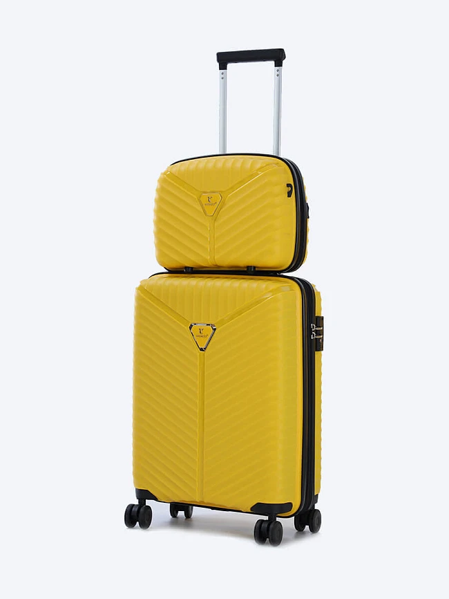 Комплект чемоданов (3 шт.)+косметичка унисекс осень-зима HZL01-27 | 11