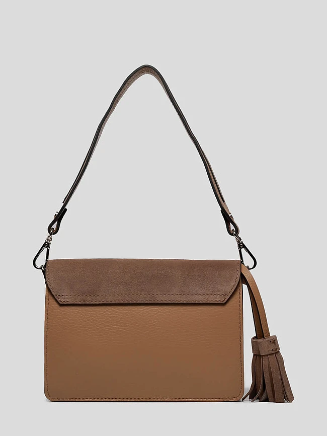 Сумки DB0071-08 женскии цвет бежевый, натуральная кожа DB0071-08       | 3