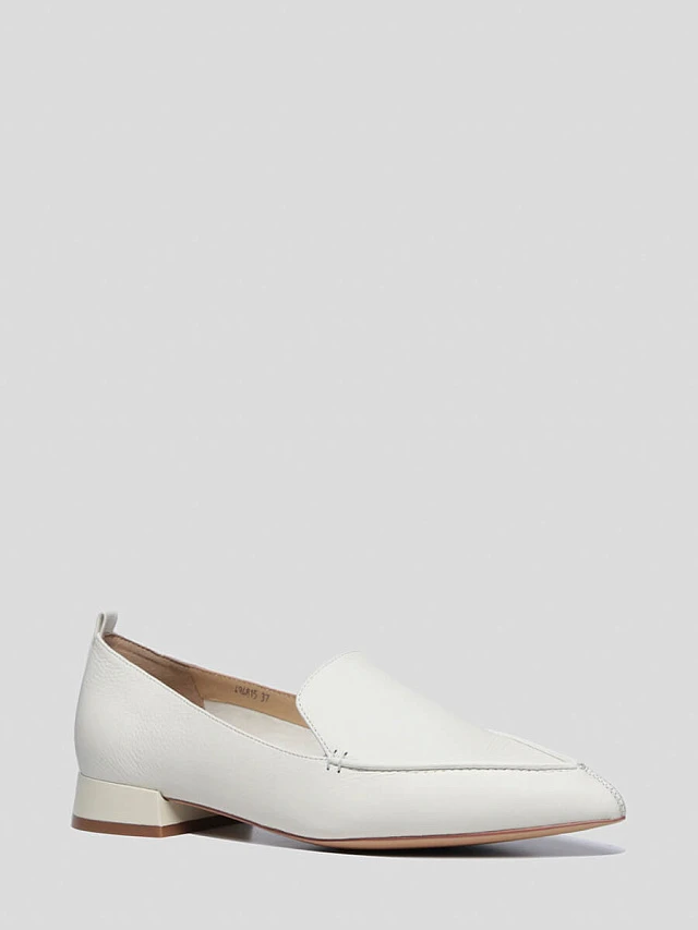 Балетки 494815 женские цвет белый, натуральная кожа 494815          | 1