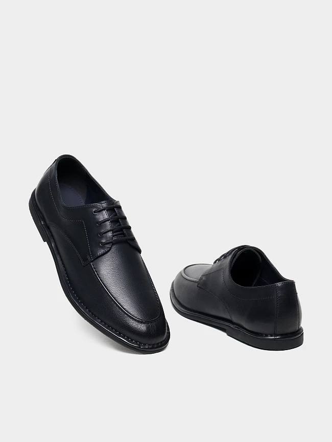 Полуботинки мужские всесезонные, цвет синий, натуральная кожа M1782747 | 2