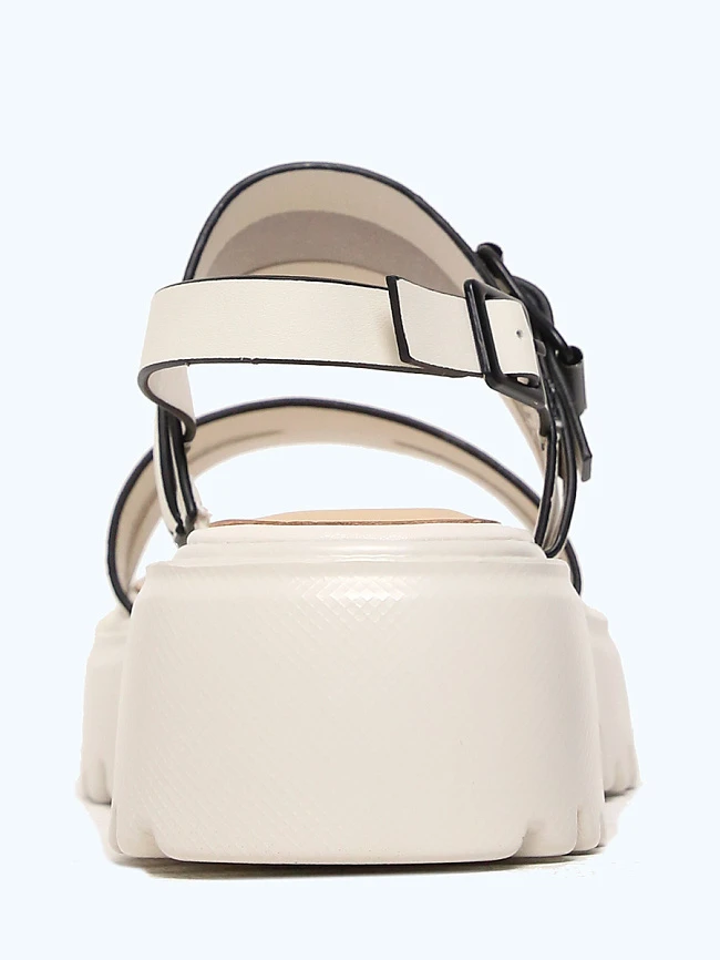 Сандалии женские летние, цвет белый, натуральная кожа и полимерные материалы 1849980 | 5