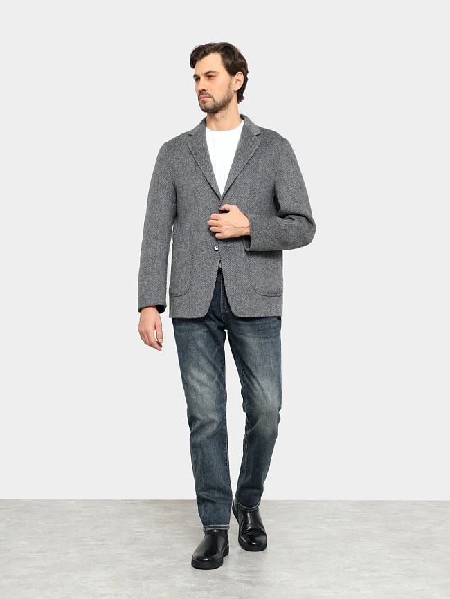 Полусапоги мужские зимние, цвет черный, натуральная кожа M254259M | 11