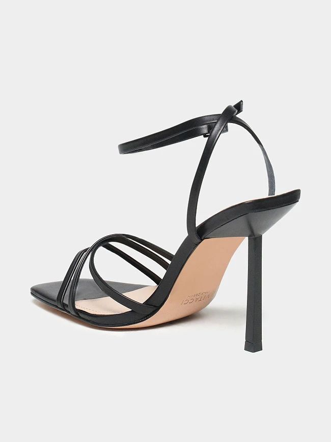 Босоножки женские летние, цвет черный, натуральная кожа 497573 | 3