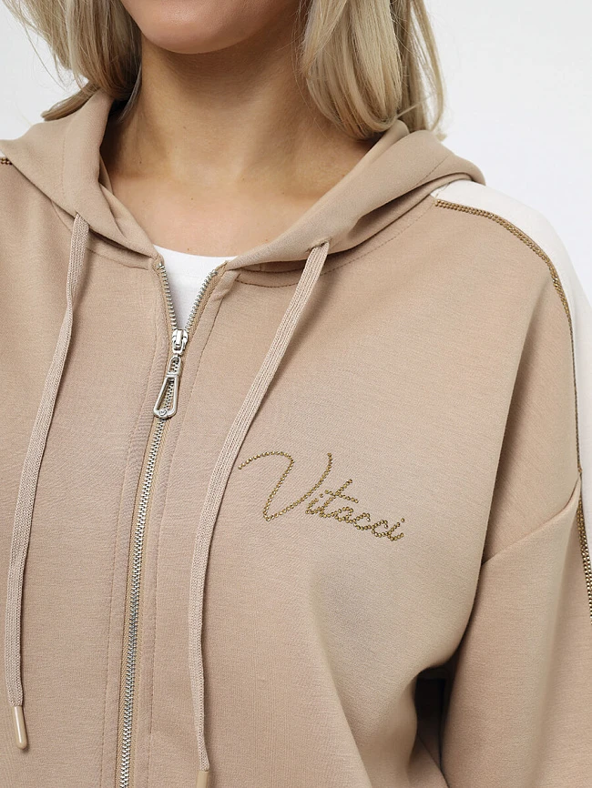 Комплект (толстовка+брюки) женские демисезонные KA17554-08 | 9