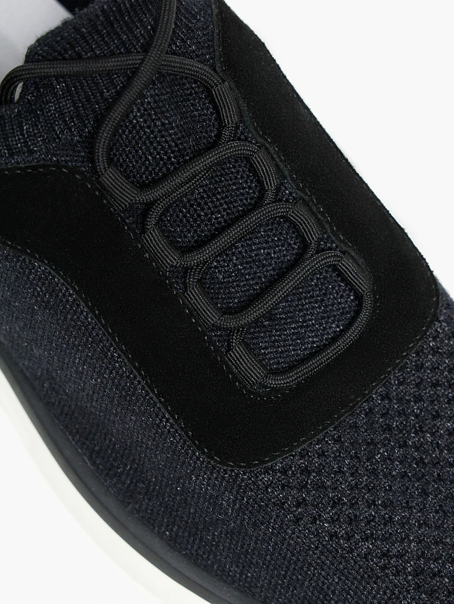 Кроссовки мужские летние, цвет черный, текстиль M02VC107 | 5