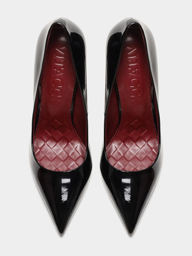 Туфли женские всесезонные, цвет черный, натуральная лаковая кожа 497017 | 4