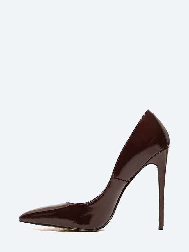 Туфли женские всесезонные, цвет бордовый, искусственная лаковая кожа 6550319 | 3