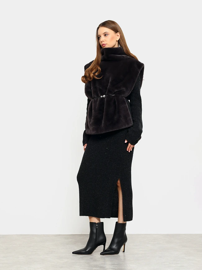 Полусапоги женские всесезонные, цвет черный, искусственная кожа 6550330-L | 8