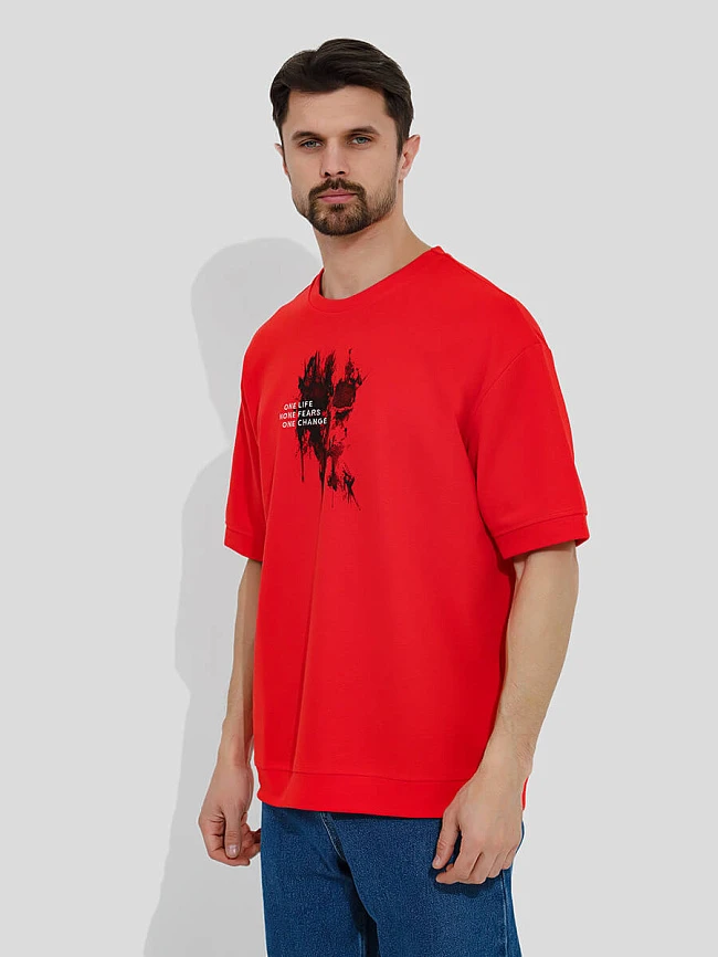 Футболка спортивная мужская всесезонные TOM88105-03 | 2