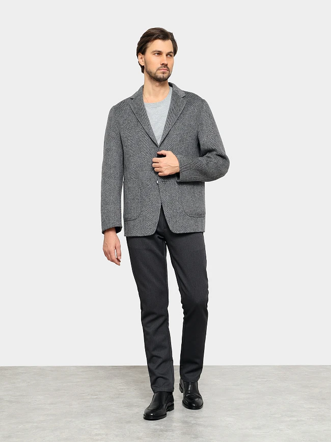 Туфли мужские всесезонные, цвет черный, натуральная кожа M1022921 | 12