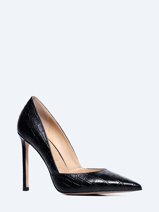 Туфли женские всесезонные, цвет черный, натуральная кожа 1492976P | 1