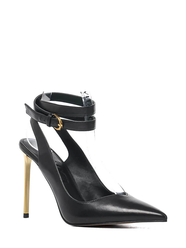 Туфли летние 1492185P женские цвет черный, натуральная кожа 1492185P        | 1