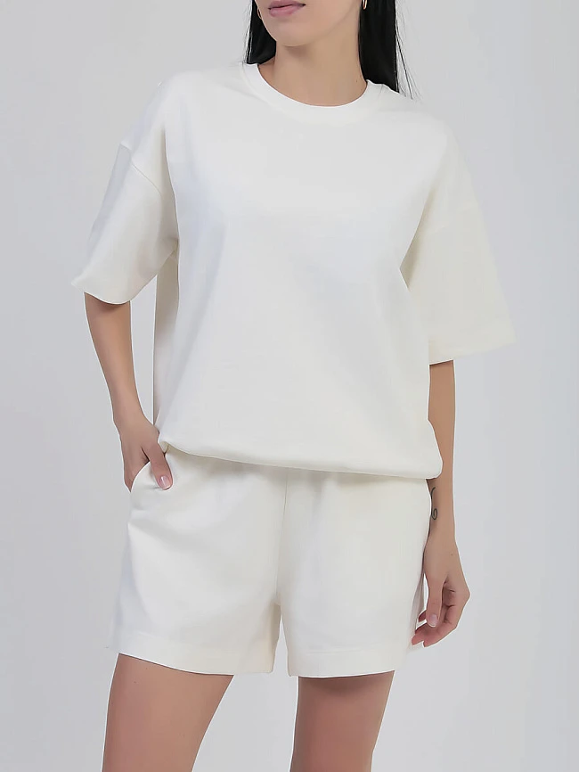 Костюм спортивный (футболка+шорты) женские всесезонные SP0422-09 | 4