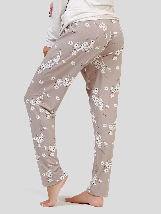 Пижама (джемпер+брюки) женские всесезонные PYJ2222-02 | 7