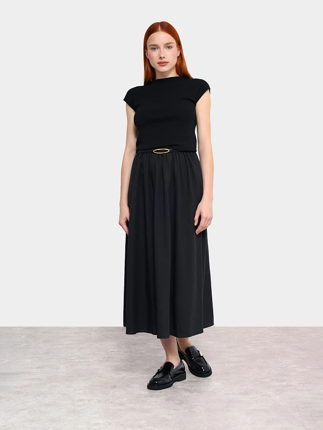 Лоферы женские всесезонные, цвет черный, натуральный наплак 1820664 | 13