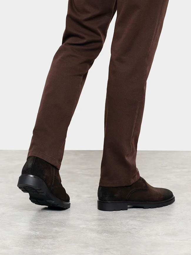 Ботинки мужские зимние, цвет коричневый, натуральный спилок M1782559M | 8