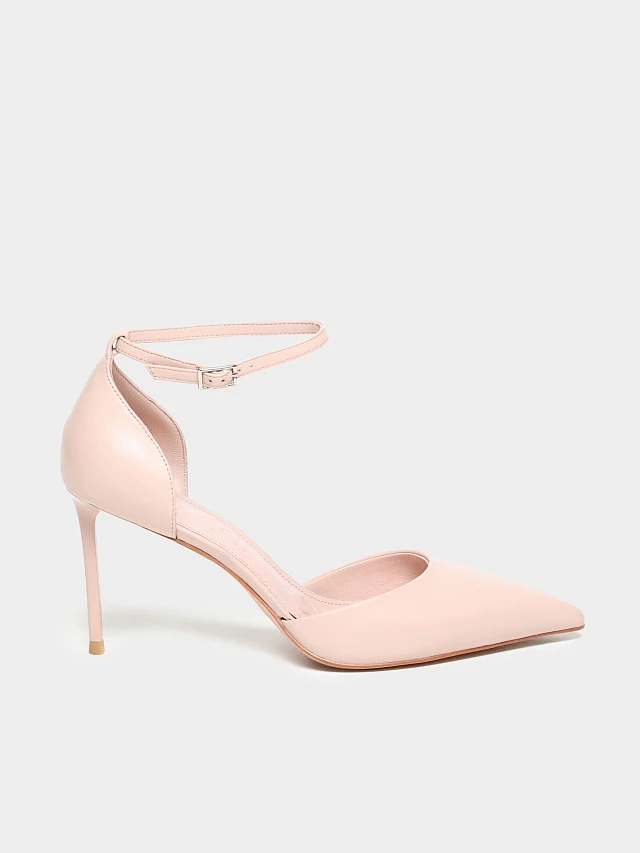 Туфли женские всесезонные, цвет пудровый, натуральная кожа 497560 | 1