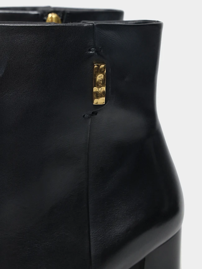 Полусапоги женские демисезонные, цвет черный, натуральная кожа 1493680 | 7