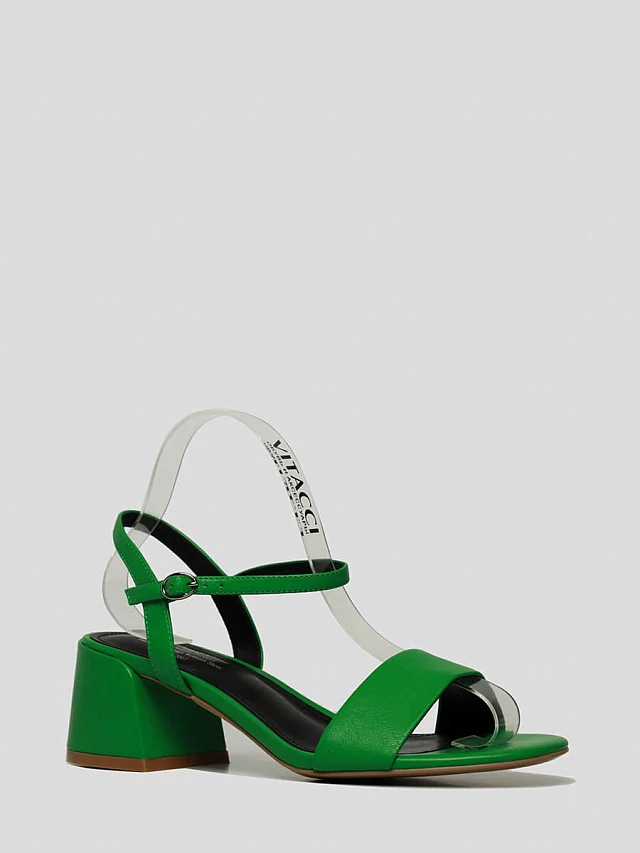 Босоножки 1013100 женские цвет зеленый, натуральная кожа 1013100         | 1