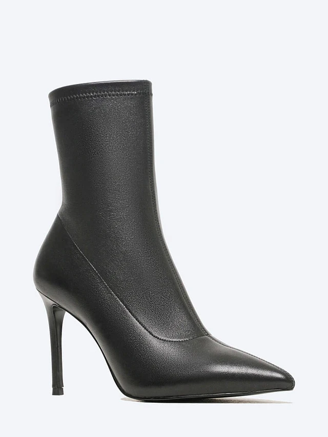 Полусапоги женские всесезонные, цвет черный, натуральная кожа 1820911 | 1