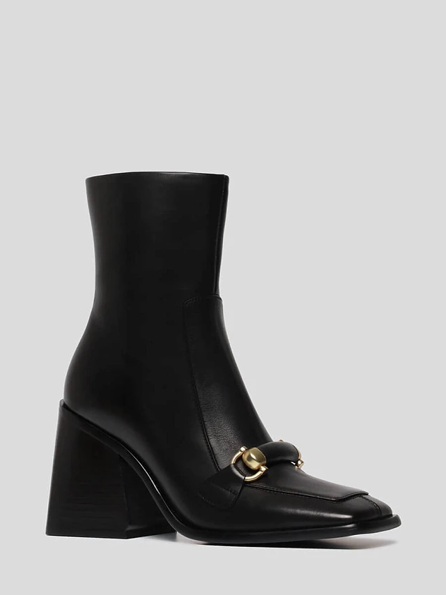 Полусапоги 1492222M женские цвет черный, натуральная кожа 1492222M        | 1