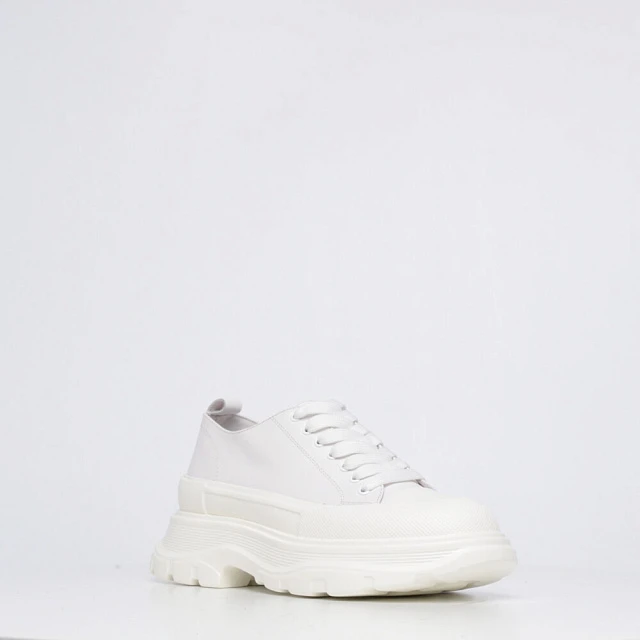 Кроссовки 1012732 женские цвет белый, натуральная кожа 1012732         | 1