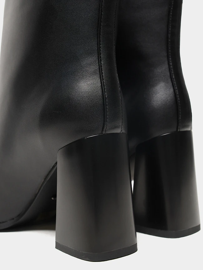 Ботильоны женские всесезонные, цвет черный, искусственная кожа 6550347 | 6