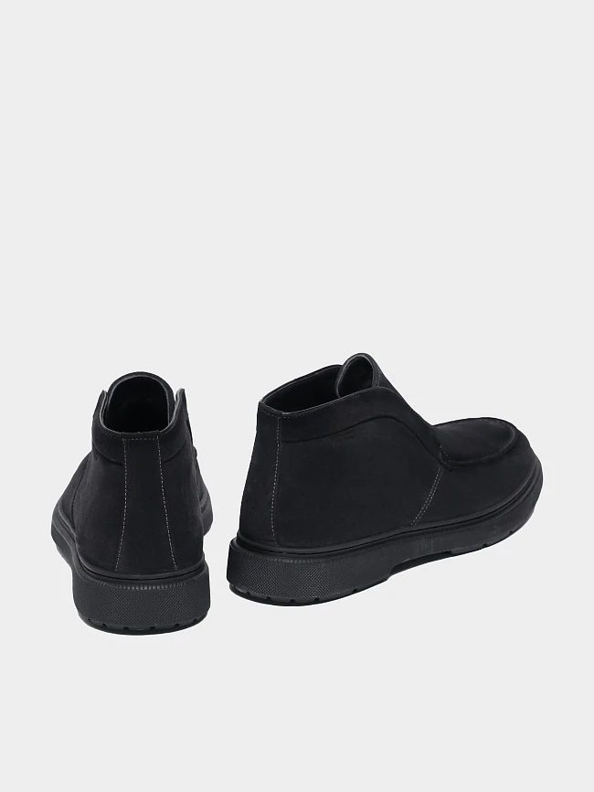 Ботинки мужские зимние, цвет серый, натуральный спилок M801042M | 4