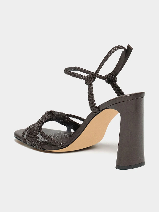 Босоножки женские летние, цвет коричневый, натуральная кожа 1821734 | 3