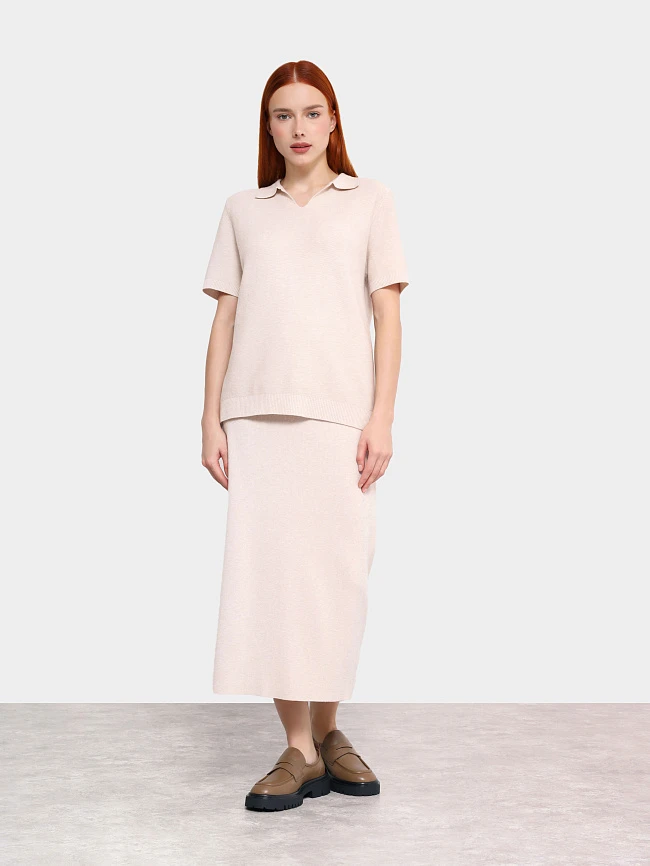 Лоферы женские всесезонные, цвет бежевый, натуральная кожа 1820244 | 13