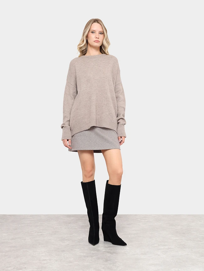 Сапоги женские демисезонные, цвет черный, натуральный велюр 1852807 | 10