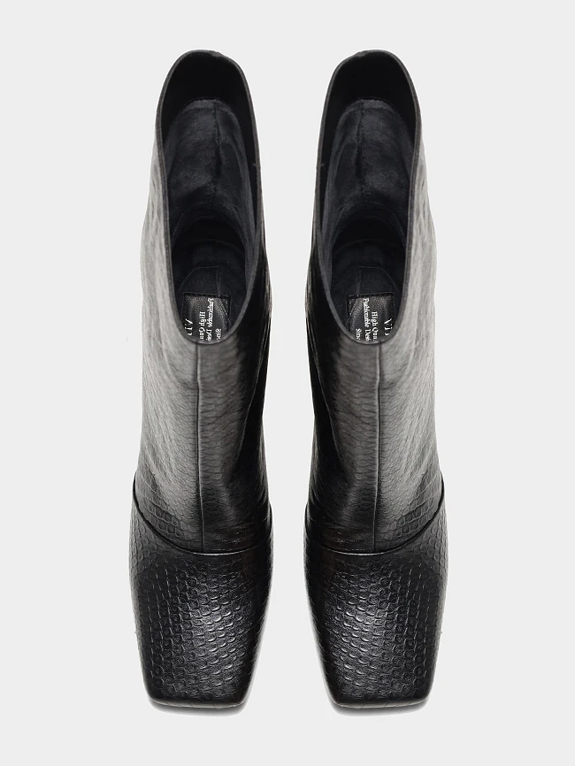 Полусапоги женские демисезонные, цвет черный, натуральная кожа 1494715 | 5