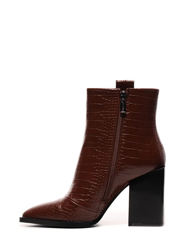 Полусапоги 1844710M женские цвет коричневый, искусственная кожа 1844710M        | 4