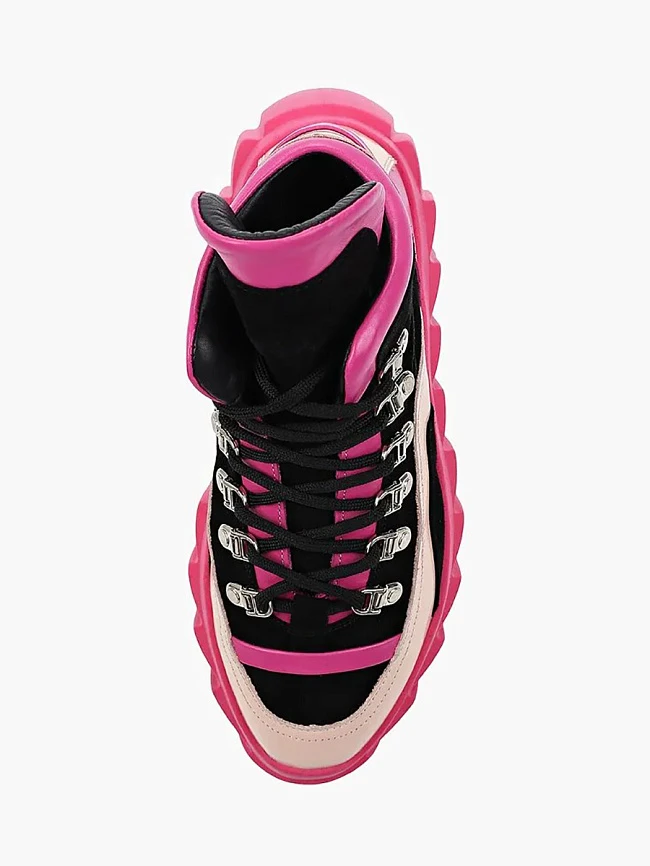 Кроссовки женские демисезонные, цвет фуксия, натуральная кожа 136589 | 4