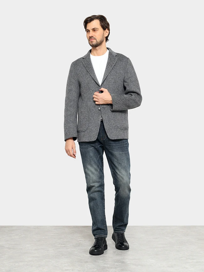 Кеды мужские демисезонные, цвет черный, натуральная кожа M254243 | 12