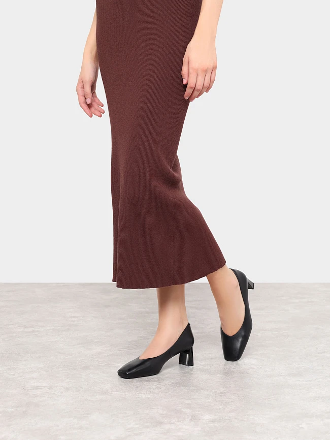 Туфли женские всесезонные, цвет черный, натуральная кожа 7210264 | 7