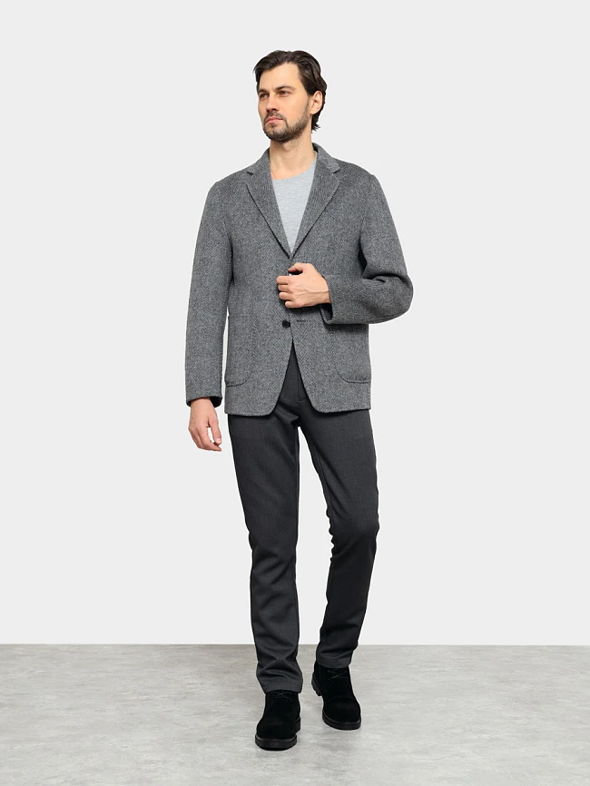 Ботинки мужские демисезонные, цвет черный, натуральный спилок M1782558 | 11