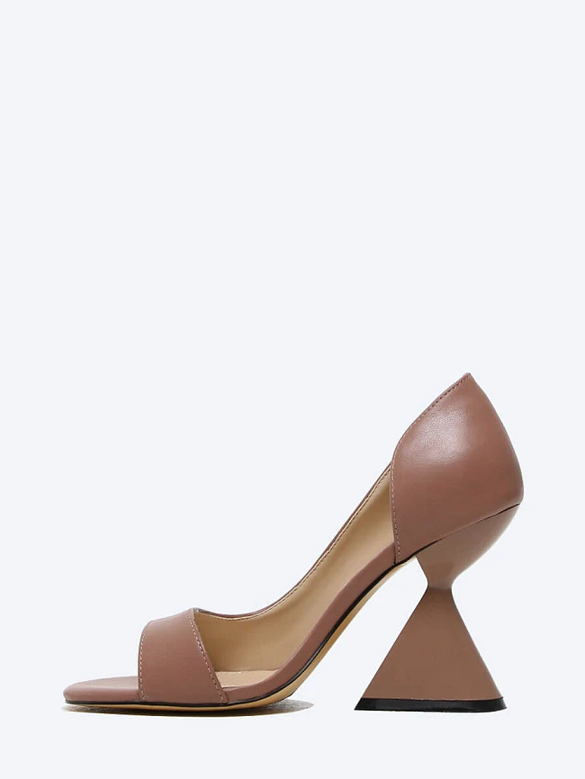 Туфли женские летние, цвет бежевый, искусственная кожа 1848481 | 3