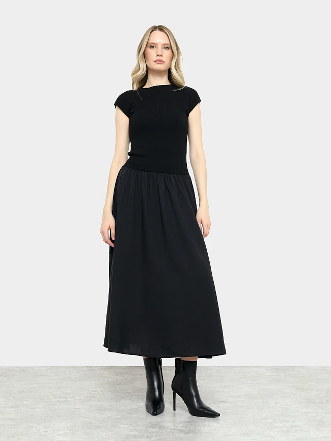 Ботильоны женские всесезонные, цвет черный, натуральная кожа 1494524 | 10