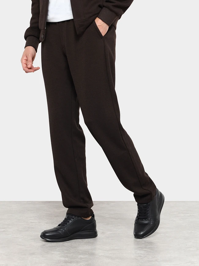 Кроссовки мужские демисезонные, цвет черный, натуральная кожа M969001 | 7