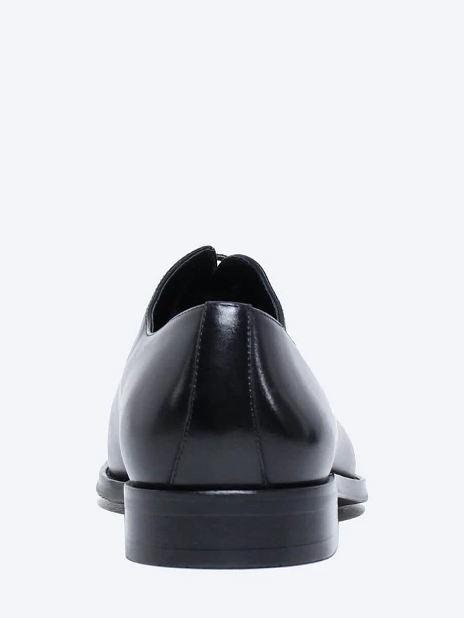 Полуботинки M1022371 мужские цвет черный, натуральная кожа M1022371 | 5