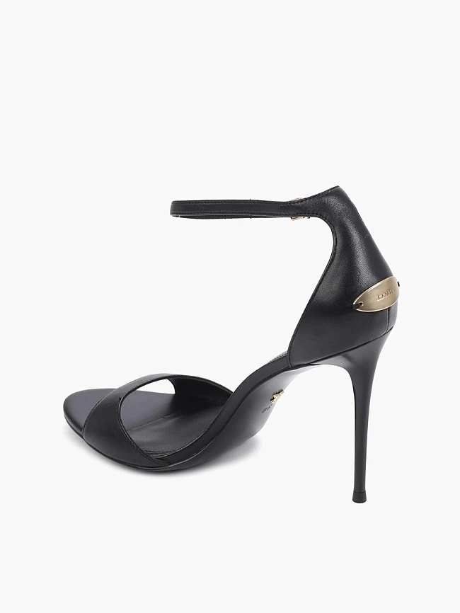 Босоножки женские летние, цвет черный, натуральная кожа 1493331P | 3