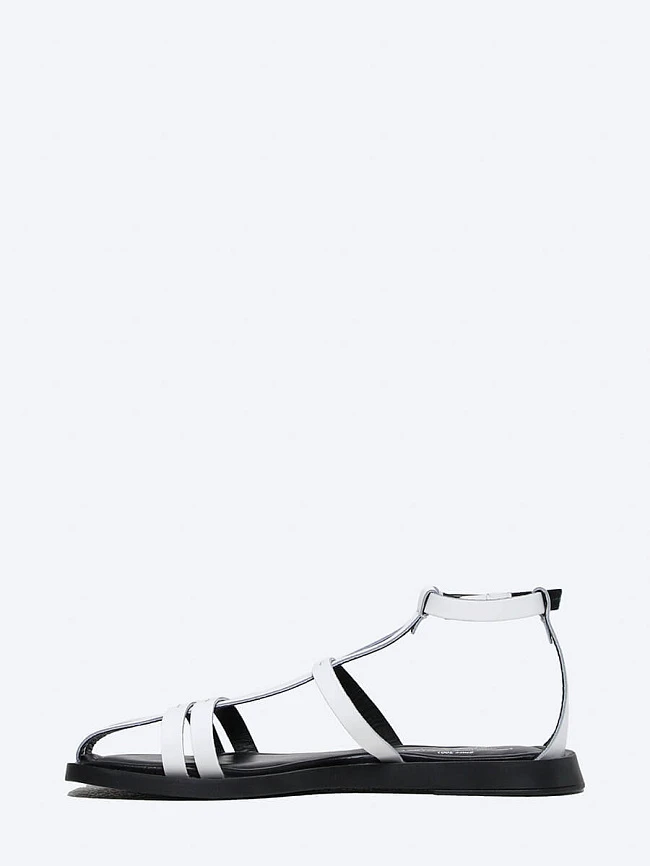 Сандалии женские летние, цвет белый, натуральная кожа 136755 | 3