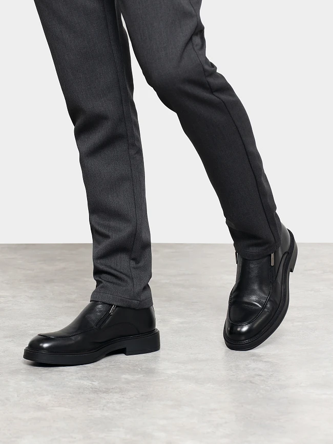 Ботинки мужские демисезонные, цвет черный, натуральная кожа M1022562 | 7