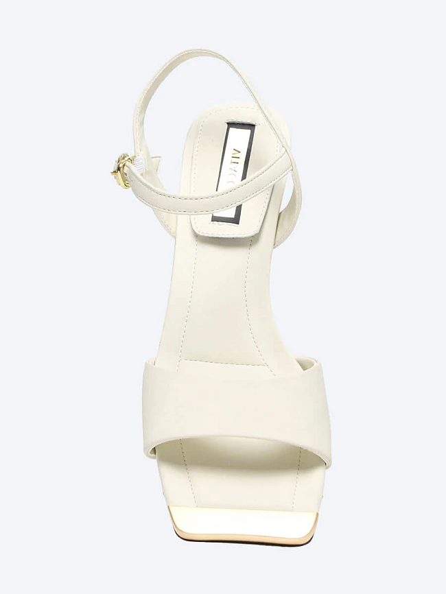 Босоножки 17VC076 женские цвет молочный, натуральная кожа 17VC076 | 4